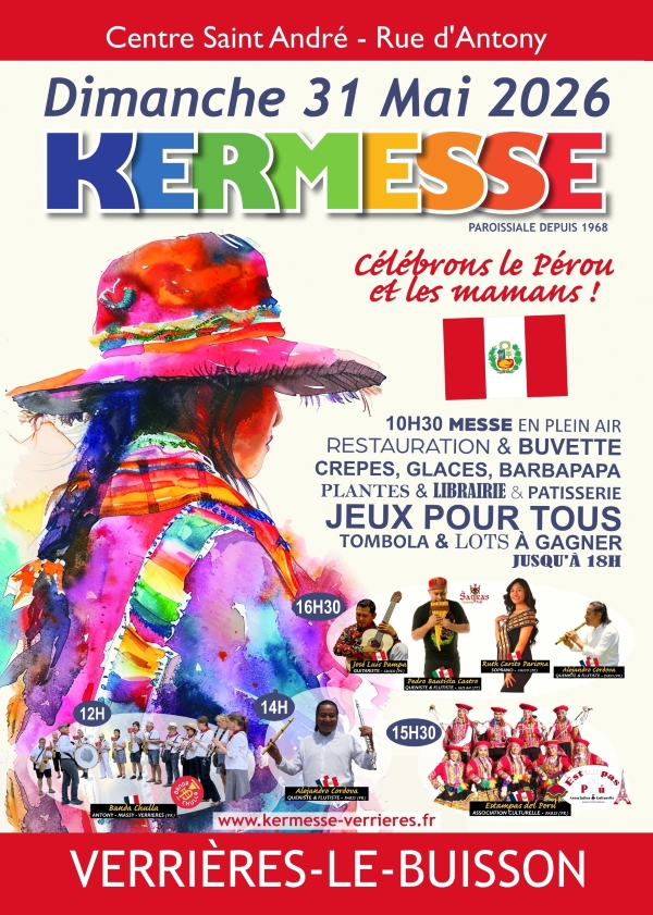 Affiche officielle de la Kermesse 2026